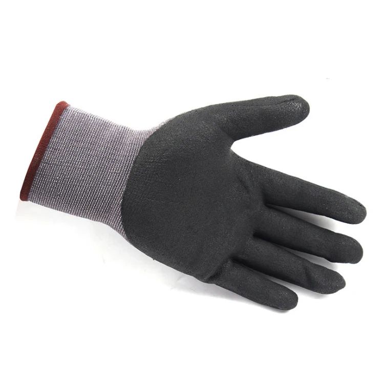 Перчатки Ansell Hyflex 11-840, химически стойкие перчатки, вспененное Нитриловое покрытие, защитные перчатки с защитой от порезов