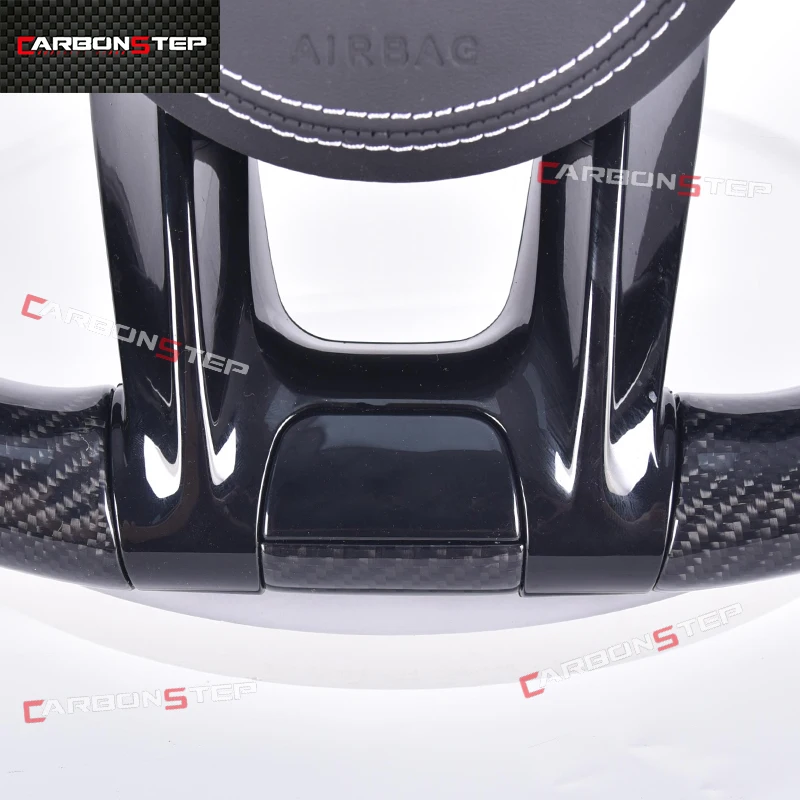 LED Carbon Fiber Steering Wheel Upgrade For Mercedes Benz W205 W204 A45 CLE GLC AM-G Steer Wheel