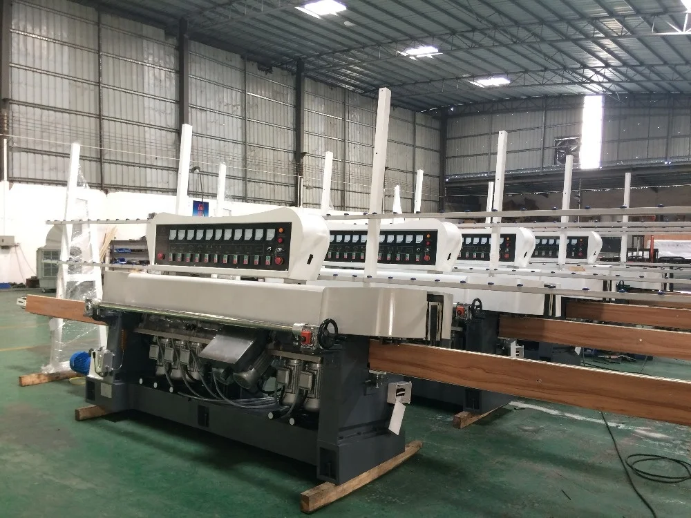 
Top 1 best sale vertical glass edging machine/9 spindles 