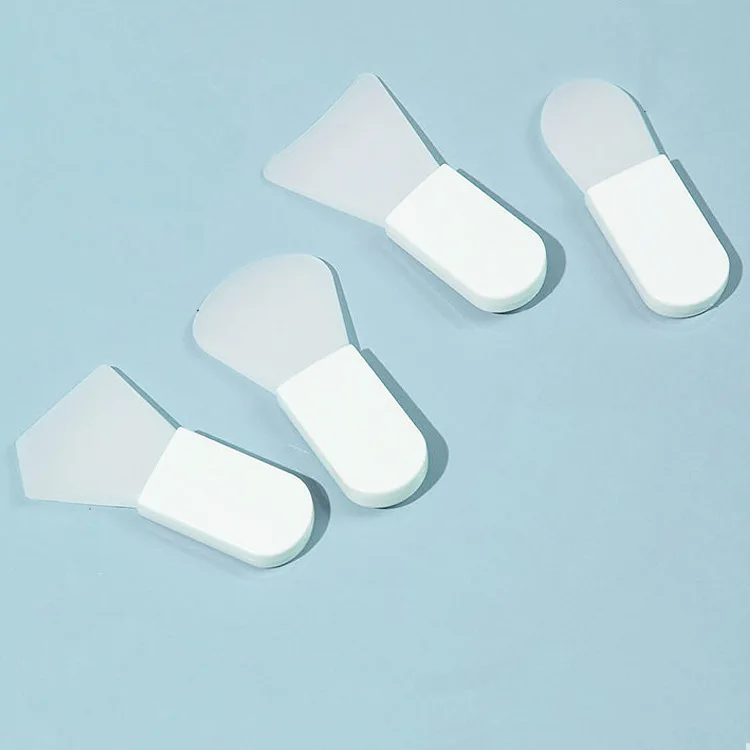 Mini Plastic Silicone Facial Spatula Cosmetic Face Cream Spatulas for Skin Care and Mask Application