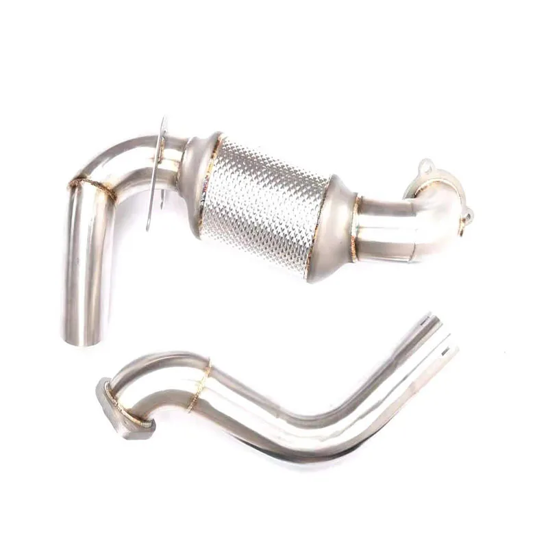 Exhaust Pipe Stainless Steel For Benz C-class W205 C250 C300 2015+ Catback System Downpipe Muffler Pipe