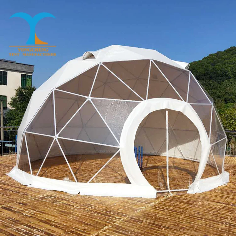 house tents glamping tent outdoor circus door glass dome house geodesic dome house Event geodesic dome