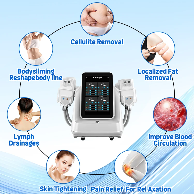 Portable body fat freezing machine cryolipolysis cryo therapy fat freezing cryolipolysis slimming machine