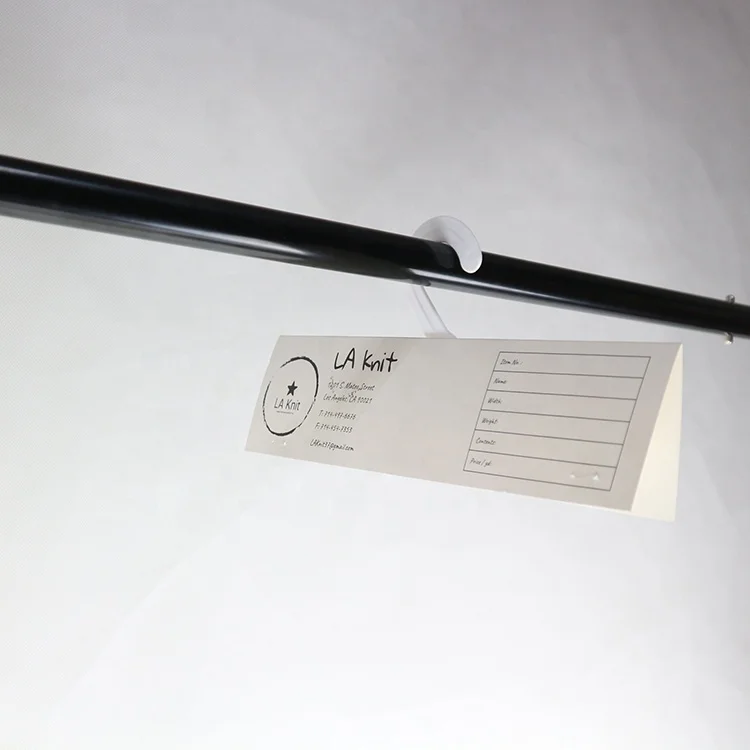 Recycled 30cm Custom Printed Textile Displaying Fabric swatch Sample Headers Cardboard tags Curtain Paper Hanger with hinge