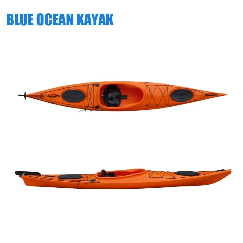 Single Plastic Cheap Sea Sit In Kayak from Blue Ocean Kayak