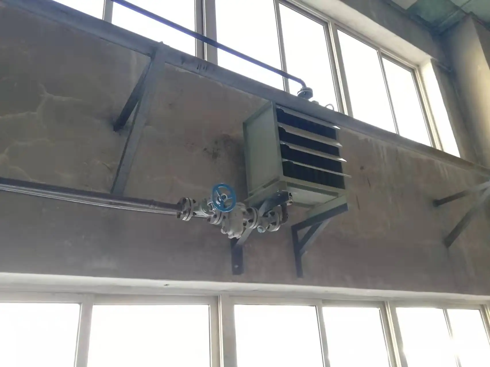 56kW 190000BTU Hot sale Steam warm air blower / fan heater for heating for workshop industri repair shop Exhibition hall Airport