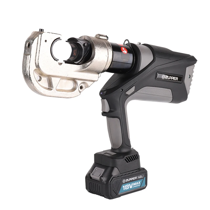 Zupper EB-400 Portable Powered 16-400Mm2 Cable Clamping Tool Hydraulic Battery Wire Terminal Connect Tool