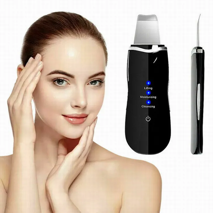professional skin scrubber Sonic Face Cleaning Spatula skin scrubber spatula ultrasonic skin scrubber