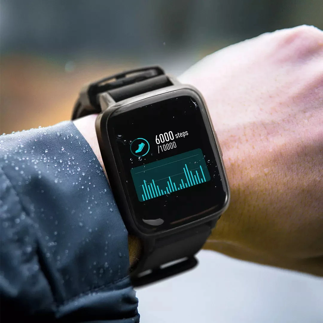 Xiaomi Youpin Haylou LS01 Fitness Sports Automatic Wrist Lady Android Man Mens Smart Digital Watch Band Women LCD Touch Screen