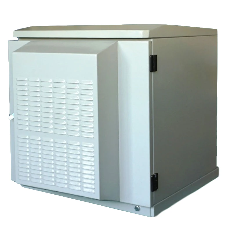 10U 19inch Outdoor pole installation solar battery cabinet waterproof electrical enclosure with air conditioner  SK-185T