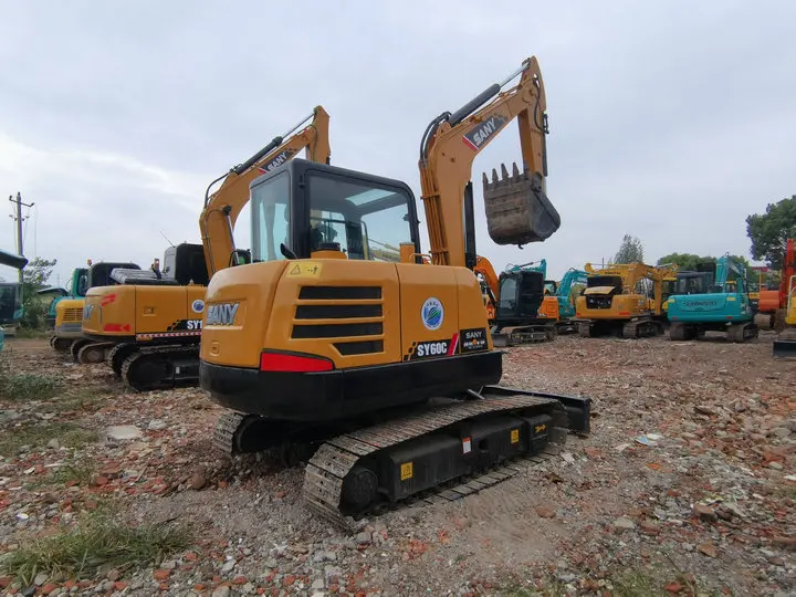 Used crawler excavator SANY SY55C  used mini digger 5 ton sany  SY55 Good condition second-hand excavator sy55 on sell