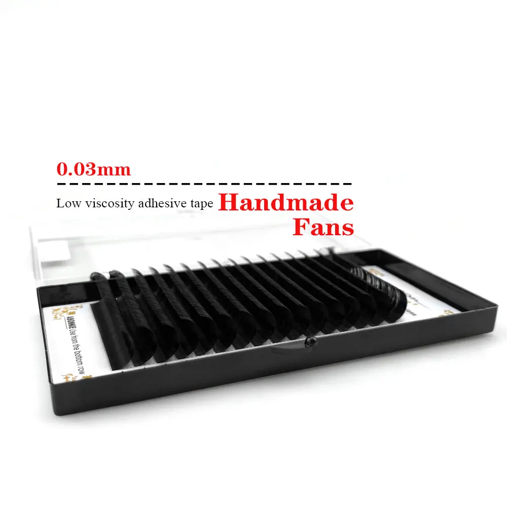  .03 0.05 0.07 las extension supplies matte black individual faux mink eyelash russian lash