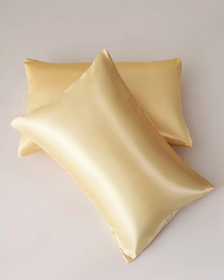 NANTEX Home Pillow Natural Luxury Silk Zipper Pillow Case Smooth Satin Silk Pillowcase