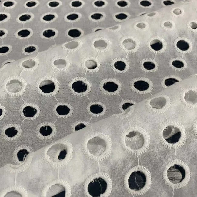 Красивый дизайн, хорошее качество, 100% хлопчатобумажная вуаль, ткань с вышивкой