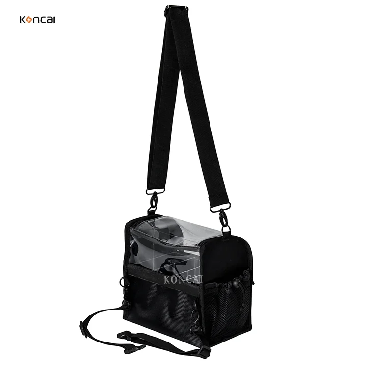 FAMA direct supplier Best Choice Makeup Brushes Kit With Adjustable Mesh Pockets Zippers Makeup Storage Bag