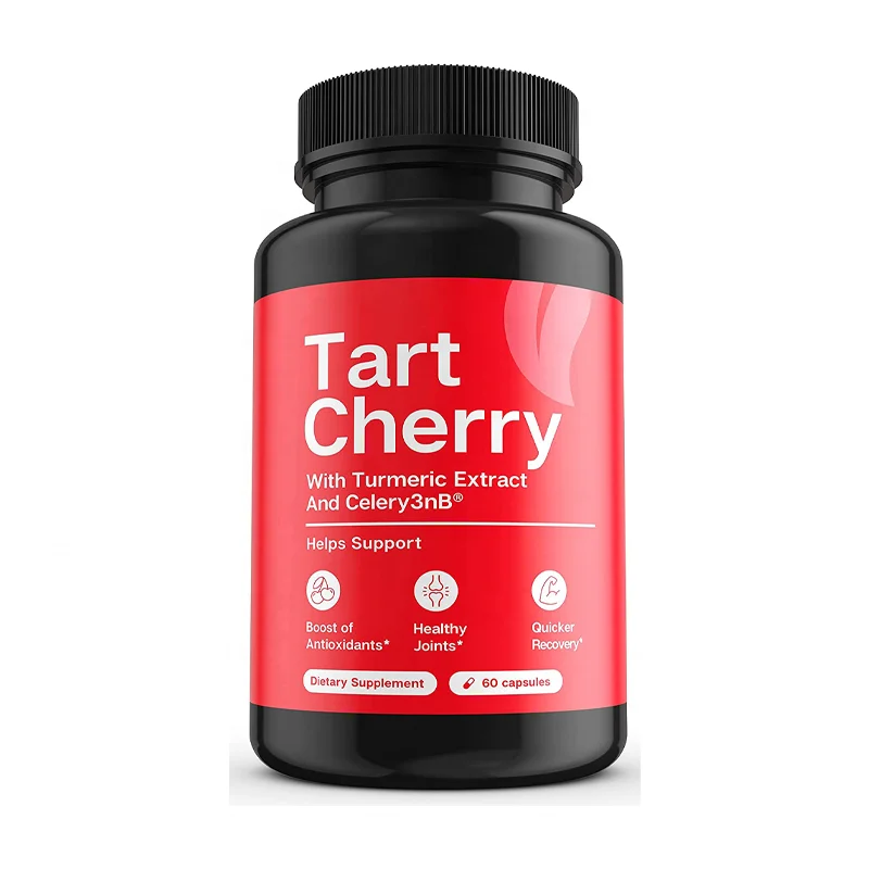New arrival OEM Hot Sale Uric Acid Cleanse Support and Tart Cherry Extract Capsules with Celery Seed & Turmeric 2500 mg