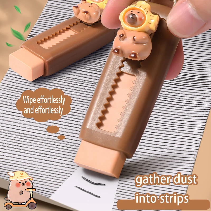 Cute Elementary School Stationery with Less Crumbs for Students sanrio items Retractable Push-Pull Eraser