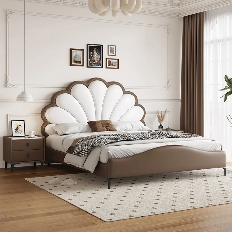 OEM Bedroom Set Soft Bed Queen Size Leather Bed Various Sizes Leather Soft King Bed