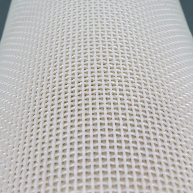 Chinese 2021 hot selling advanced design small food grade cheap factory polyester mesh conveyor belt for vegetable and fruit deh