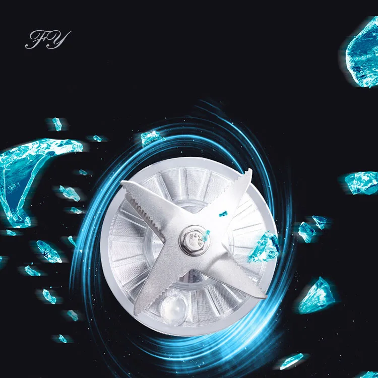 Wholesale home and commercial 2.5L silver crest blender high power electric 4500w blender 15speed 6 blade stand blender juicer