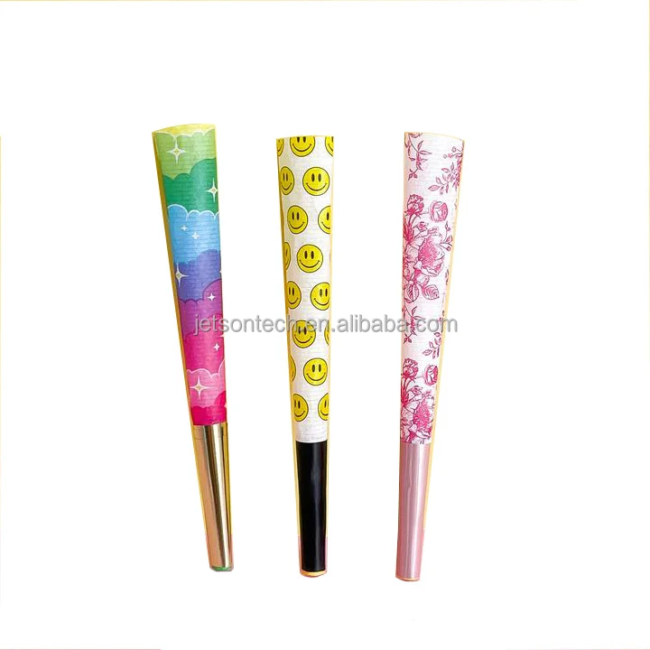 Colorful organic Rolling paper pre rolled cones 109mm 98mm 84mm available