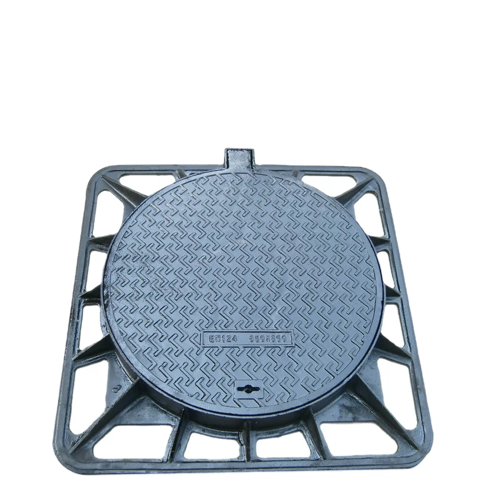EN124 E600 Heavy Duty Ductile Iron Gully Grates with frame