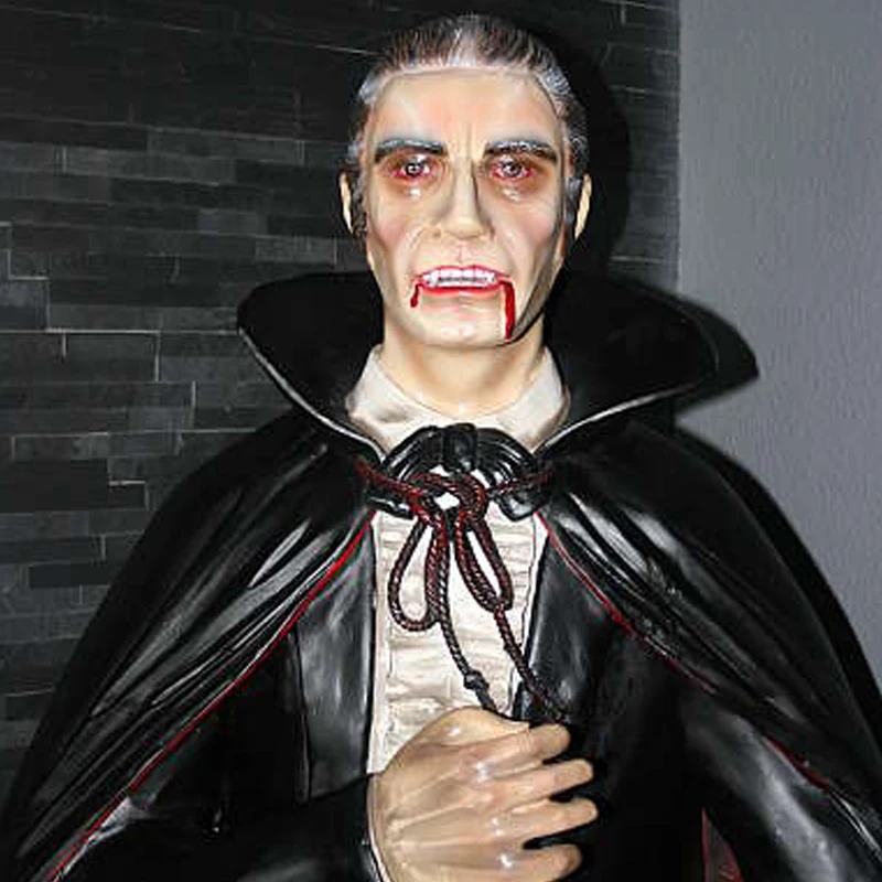 Halloween props decoration custom statue Dracula 3D resin vampire figure