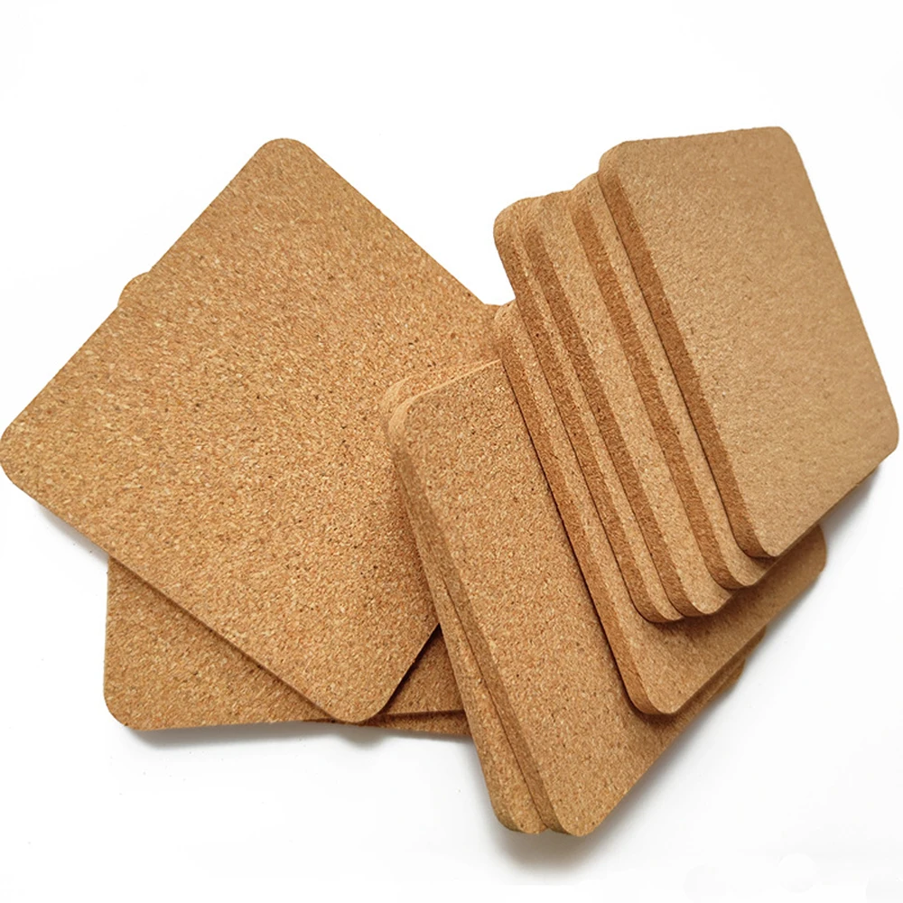 custom factory wholesale bulk blank cork coasters for drinking