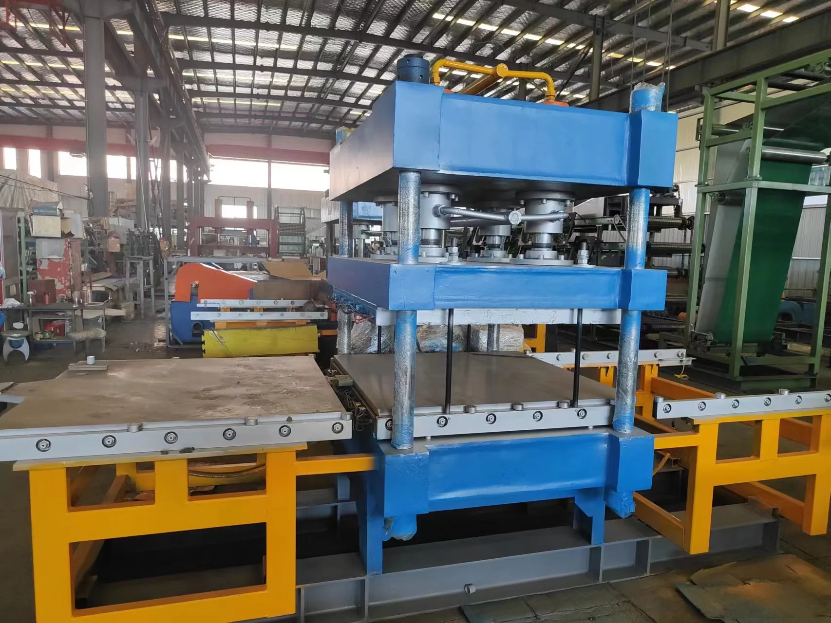 Rubber floor vulcanizing press rubber floor tile making machine rubber hydraulic curing press machine