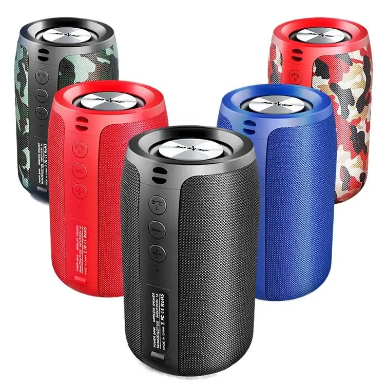 ZEALOT S32 HIFI TWS portable Wireless Bluetooth speaker subwoofer supporting TF card USB play AUX desktop long speaker