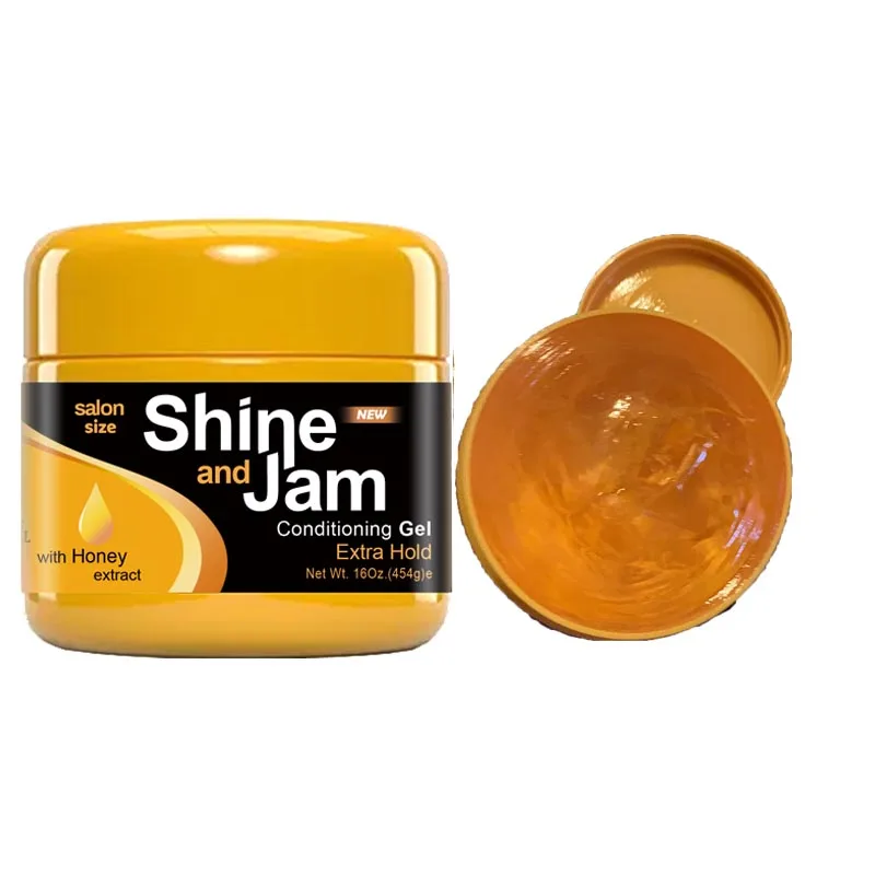 Private Label Shine And Jam Wholesale Neat Braid Conditioning Shining Custom Edge Control Hair Gel Hair Wax For Woman