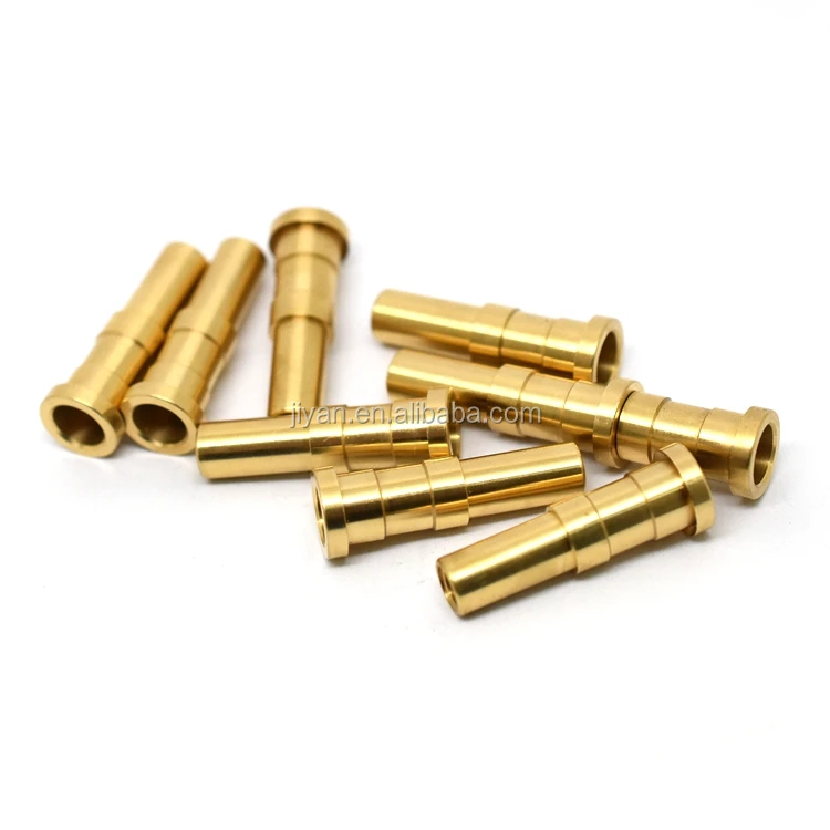 CNC precision machining brass precision parts turning lathing tube/pipe