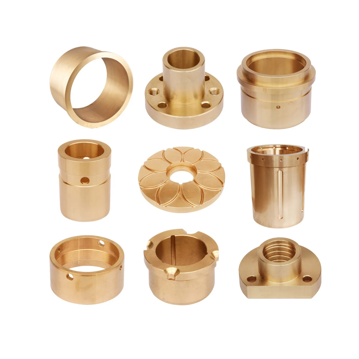 High Quality Customized CNC Machining Brass Parts Copper Stainless Steel Precision Drilling Mechanical Turned Parts Prices
