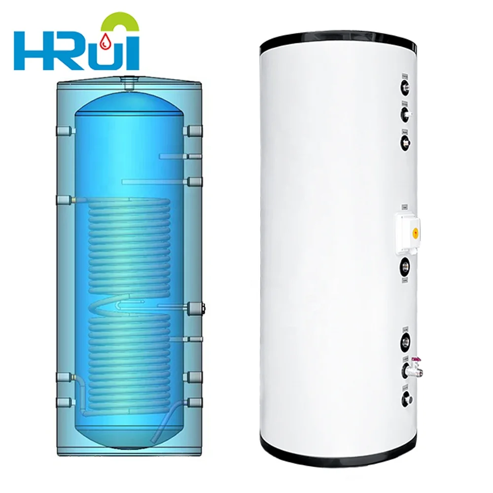 evi Heat Pump r32 Heat Pump Water Heated Water Tank Pressurized Stainless Steel Water Tank