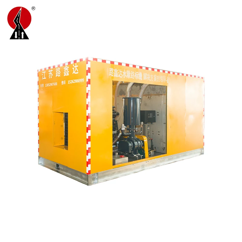 environment friendly high pressure water blaster road marking removal machine