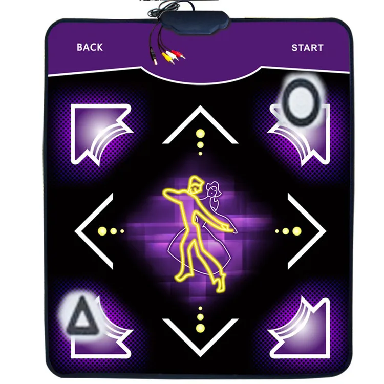 
Compatible for PC Laptop Video Game 1 Piece Non-Slip Dance Pad USB Dance Blanket Fitness Body Building Dancing Mat 