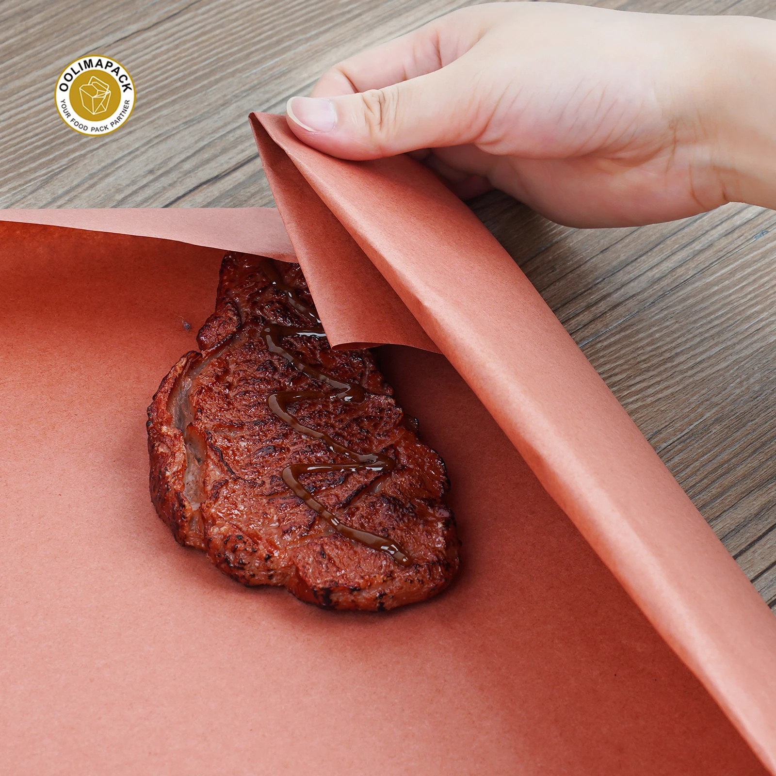 OOLIMA Eco Friendly Butchers Paper With Logo Butcher Paper White Disposable Wrapping or Smoking Meat