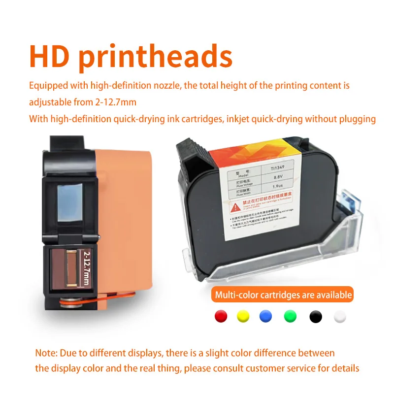 INCODE Customized Mini Hand Held Batch Coding Handheld Barcode Thermal Inkjet Printer With Packaging Machine