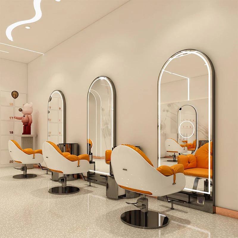 Large Led Full Length Backlit Salon Mirror Oversize Dressing Mirror Beauty Barber Led Backlit Mirror