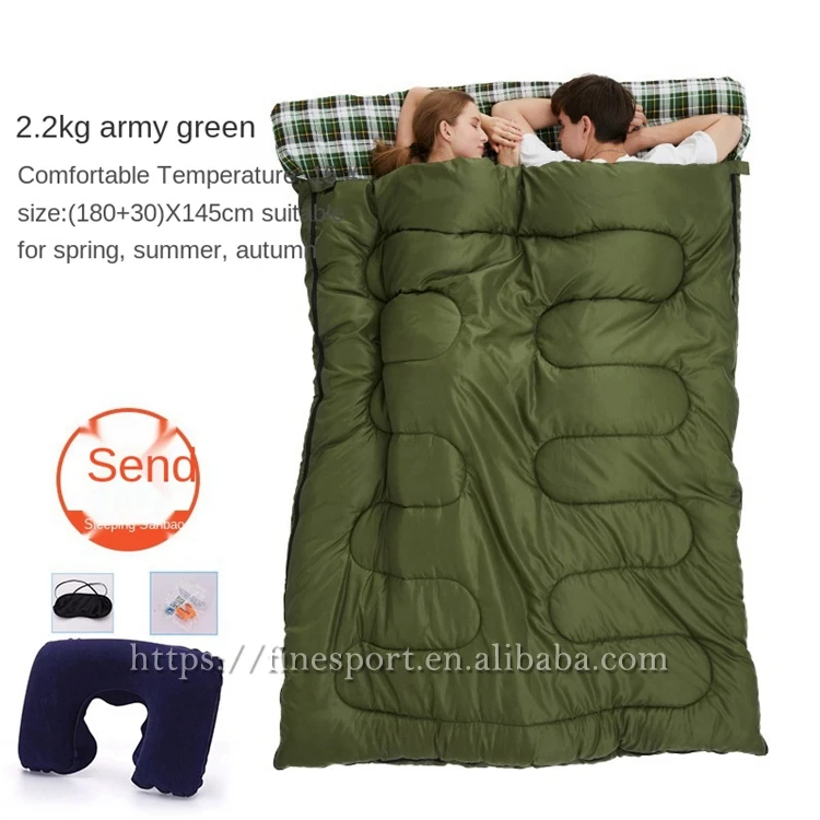  Hot Selling Inflatable Hunting Fishing Waterproof Portable Double Winter camping hiking Outdoor Sleeping
