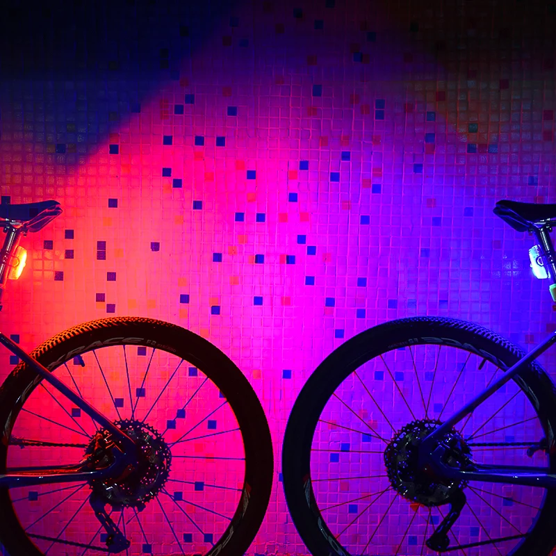 Promend USB chargeable Bicycle saddle Light MTB Road Bike cheap price Bike Rear alarm lights Usb charge Bike Rear Warning Lights