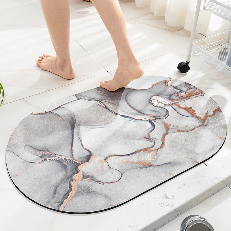 Skin Quick-dry Bath Mat Non-slip Soft Super Absorbent Bathroom Carpets Kitchen Entrance Door Mats Home Floor Mat