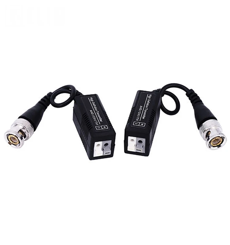 50000 шт. в наличии 4MP 3MP CVI TVI к RJ 45 IP преобразователь 5MP 8MP UTP CAT5 DC BNC Male HD пассивное 4K PV видео 8k CCTV Balun