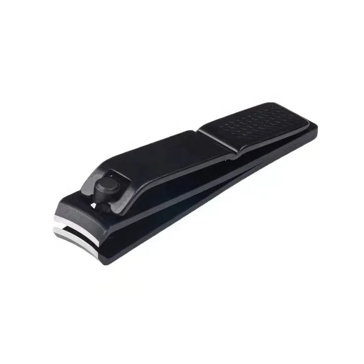 Customized logo black  stainless steel nail cutter nail clippers