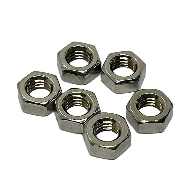 High Quality Stainless Steel M4 Welding Nut Hexagon Nut Insert Straight Through Thread Machine Screw Fastening