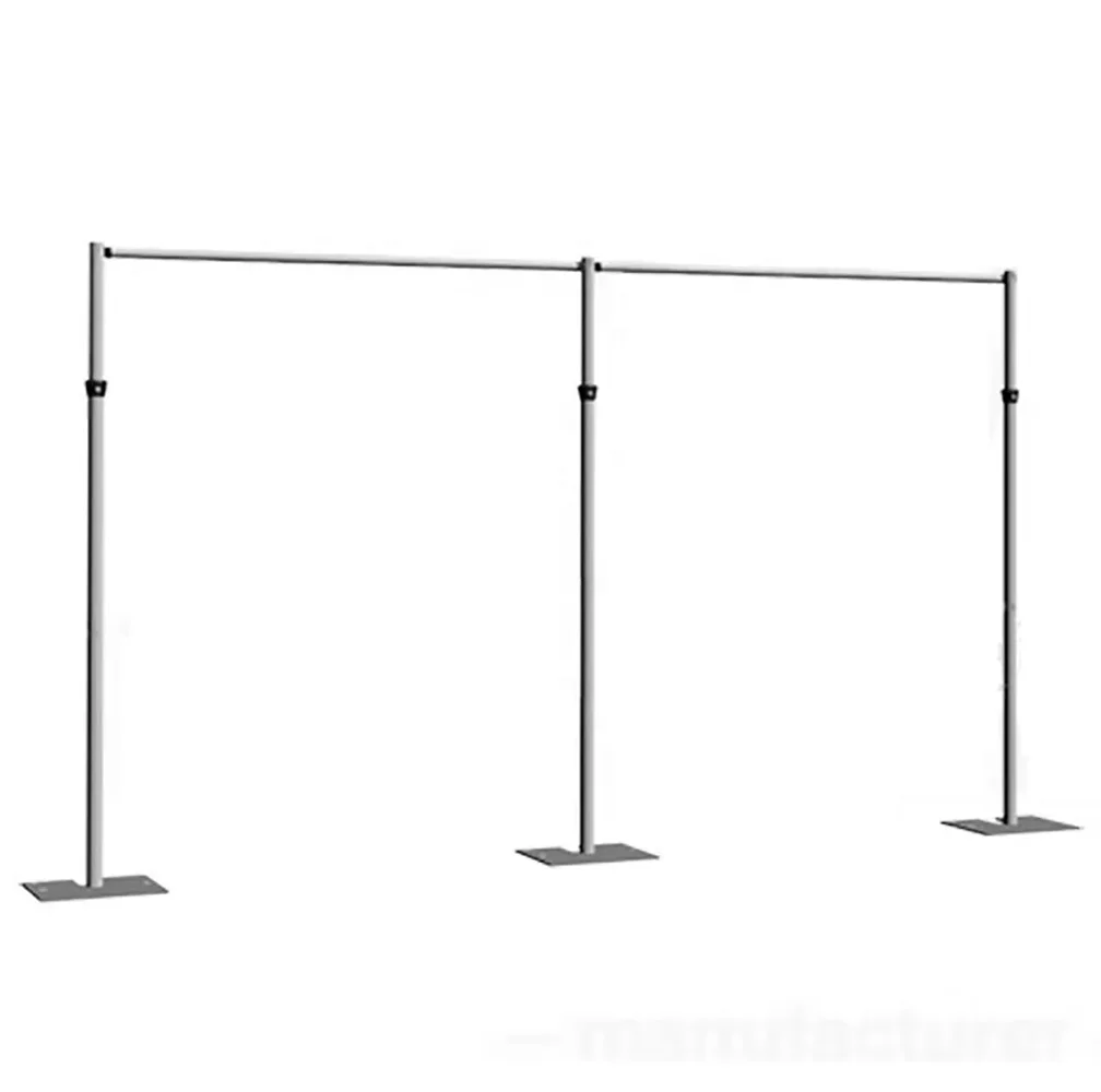 2024 wholesale telescopic back drop stand for event