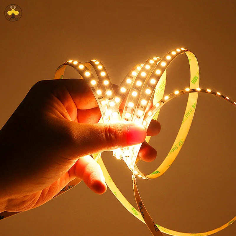 24 В светодиодный медный кронштейн 2835 полный спектр защиты глаз COB световая лента 8 мм 120D rgbcw