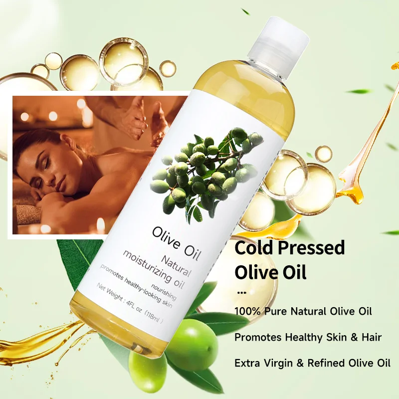 Pure Body Naturals 100% Pure Cold Pressed Sweet Almond Oil Jojoba-Inspired Skin Moisturizer Hair Nails Therapeutic Use OEM
