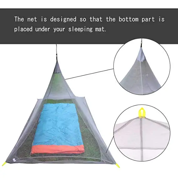 Mosquito Net for Single Camping Bed