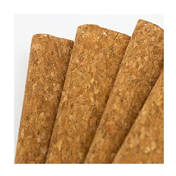 Cork leather fabric bag making leathers